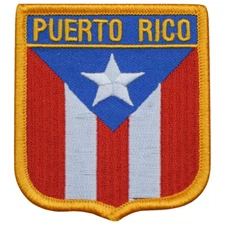 Puerto Rico Patch - Caribbean Sea, Isla del Encanto, San Juan 2.75" (Iron on)
