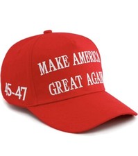 President Donald Trump 45-47 Hat 2024 Make America Great Again MAGA Red     