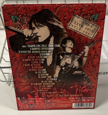 Vamps Live DVD Lot (3) 2009 2010 2012 Beauty & The Beast Sex Blood