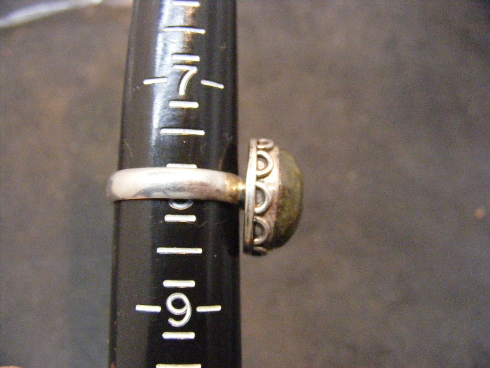 LABRADORITE  STERLING SILVER RING - image 3