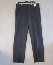 Law Pro Pants 36 Mens by Quartermaster Flat Front Black Uniform NWT 36x31