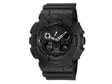 Image of Casio G-Shock GA-100-1A1DR | Black Analog-Digital Sports Watch | Shock Resistant