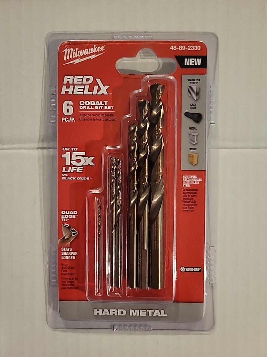 Milwaukee 48-89-2330 Piece Drill Bit Red Helix Cobalt Hard Metal