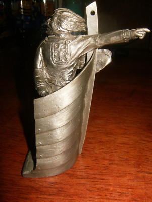 LEIF 1998 VIKING COLLECTIBLES by SWE-DEN FINE PEWTER #528/5000