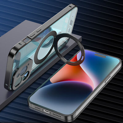For iPhone 15 Pro Max 14 13 12 Magnetic Full Body Stand Case+ Screen Protector