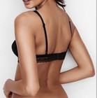 Victoria’s Secret Black Lace Mesh Bralette Medium M Sexy Strappy  — photo 2