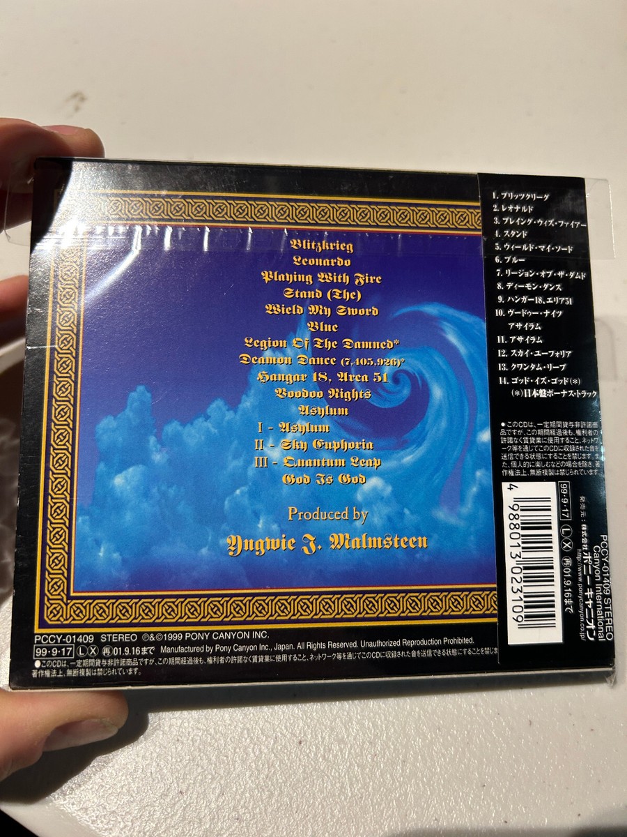 Yngwie J. Malmsteen's Rising Force – Alchemy (CD, 1999) JAPAN