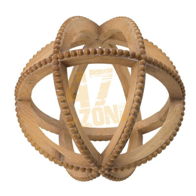D10'' Decorative Ball Brown Indoor Outdoor Home Decor Tabletop Decoration