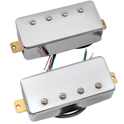 Artec MVBA4-CR Alnico 5 Covered Humbucker Pickups Set For LP EPI 4 String Bass