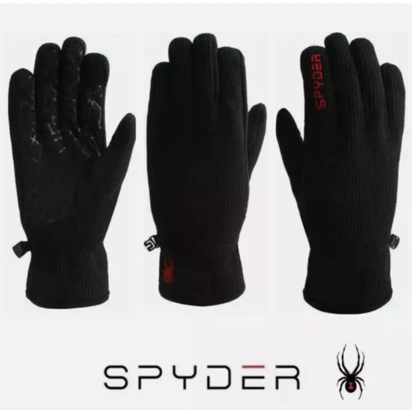 SPYDER UNISEX CORE CONDUCT GLOVES TOUCH SCREEN Size Extra Large