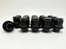 24pc Fit Toyota 4runner Tacoma OEM Factory Mag Lug Nuts Black 12x1.5 6x5.5 Wheel