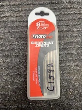 New 8 Pack RotoZip GP8 1/8" Guide Point Zip Bit 