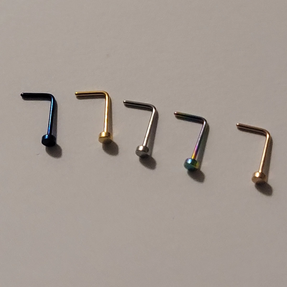 22 gauge nose sale ring l shape