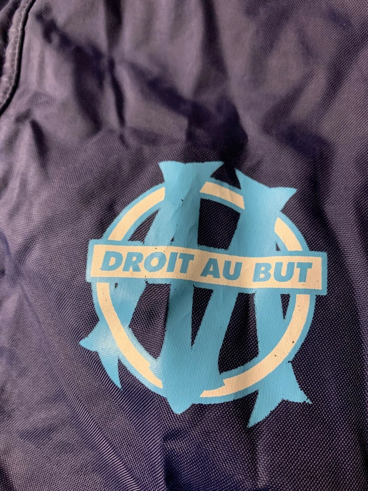 OLYMPIQUE MARSEILLE 1999/2000 FOOTBALL WARM COAT JACKET TRAINING ADIDAS ORIGINAL - Image 4 of 4