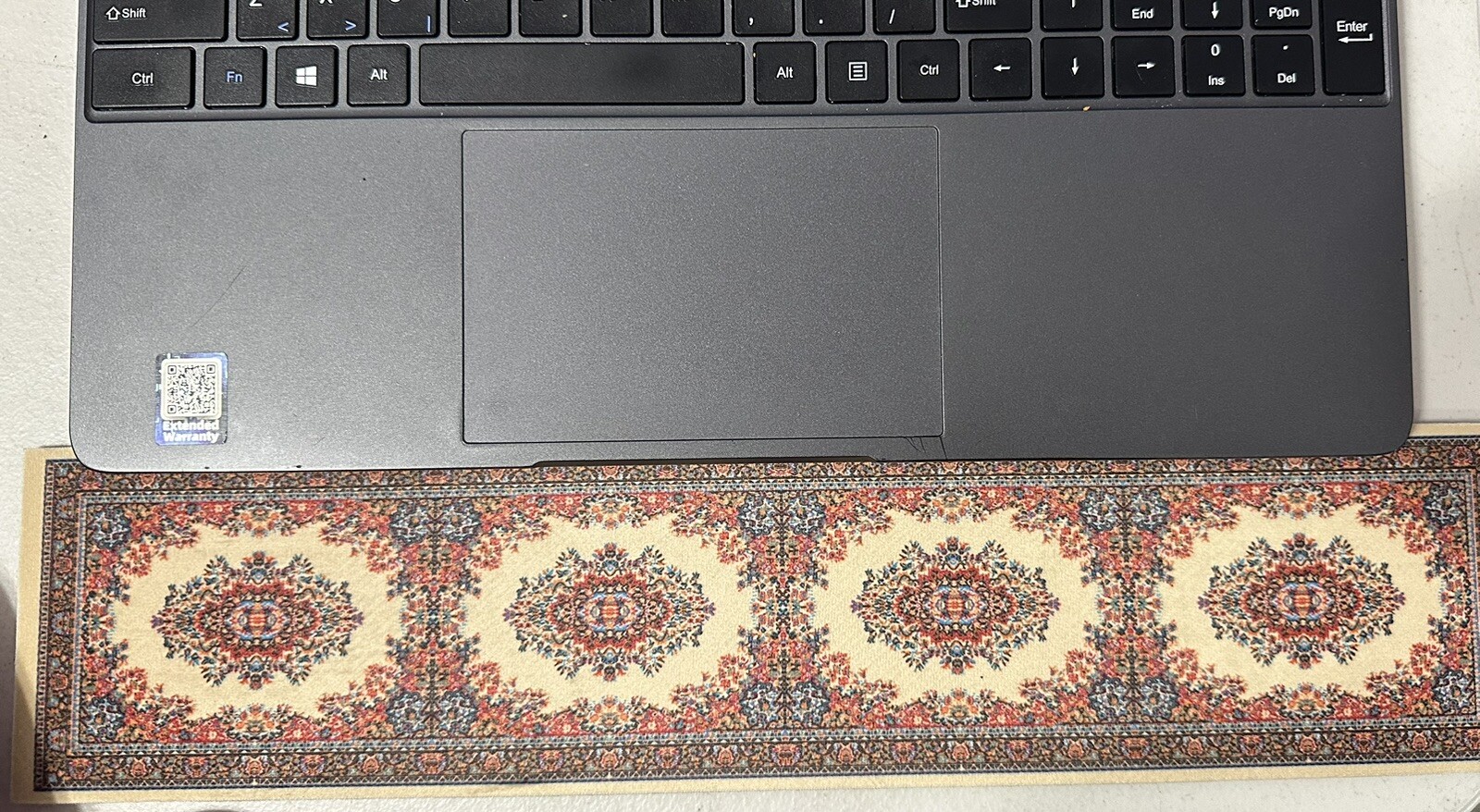 Ergonomic Oriental-Inspired Keyboard Wrist Rest for Desktop and Laptop-image