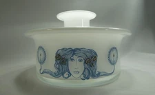 MCM Holmegaard Glass BLUE MAGIC Candle Holder Michael Bang & Ole Winther DENMARK