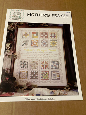 NEW ROSEWOOD MANOR - MOTHER'S PRAYER QUILT BLOCKS  Cross Stitch CHART