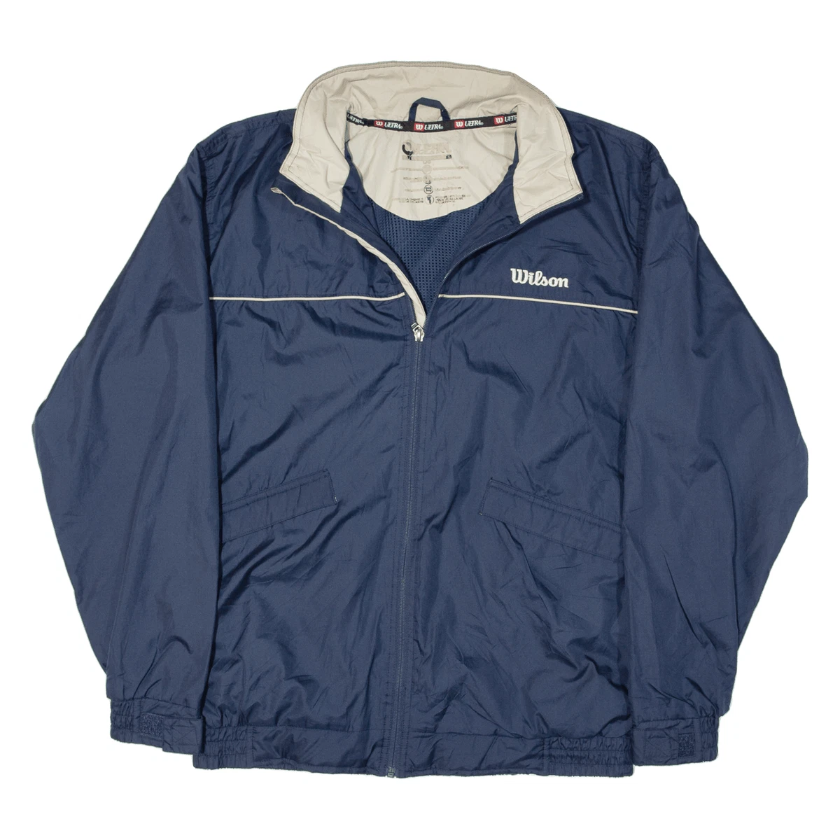 WILSON ULTRA Shell Jacket Blue Mens L eBay