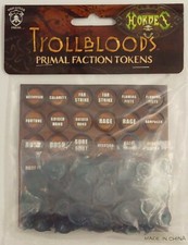 HORDES: Trollbloods : PRIMAL EVOLUTION FACTION TOKENS  PIP 91008 
