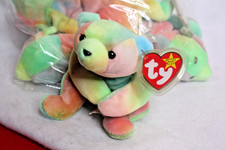 TY Beanie Baby MWMT - TIE-DYE SAMMY