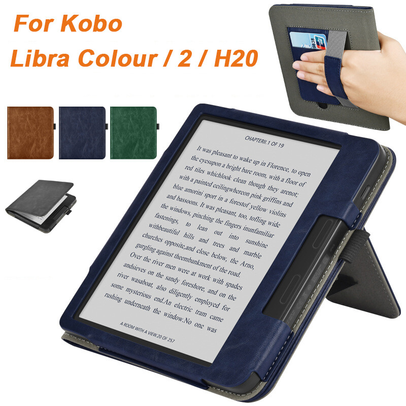 Kobo Libra 2 本体 カバー付き Kobo Libra 2 Black Reading Tablet with Steel Grey SleepCover
