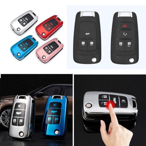 Holder Remote Key Case for Chevrolet/Aveo/Sail/Malibu/Captiva/Opel/Vauxhall - Foto 1 di 18