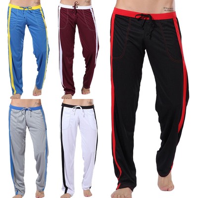 Mens Casual Joggers Pants Drawstring Sweatpants Sports Gym Loose Active Trousers