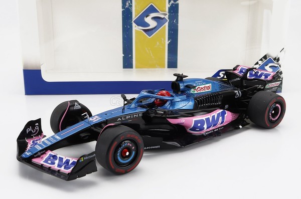 Solido 1/18 Alpine F1 A523 31 Ocon Monaco Gp 2023 Static Diecast Model-image
