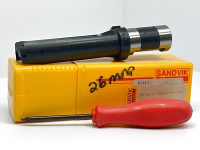 SANDVIK R416.1-0260-20-05 26mm Dia New Indexable Drill Body 25mm Shank 1pc