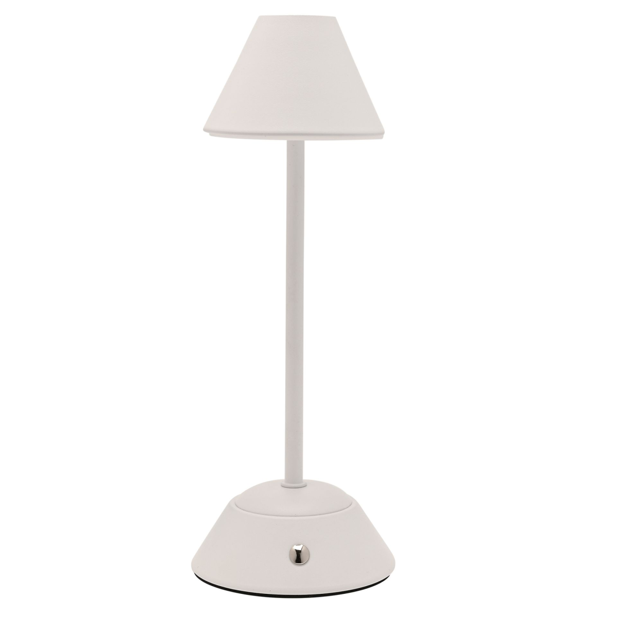 Hestia Unisex Off White Matt Putty White Usb Led Touch Table Lamp - Medium In - Image 2