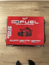 Milwaukee M18 FBS85 Fuel 18v Cordless Brushless Bandsaw 2 x 2ah Li-ion