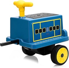Kids Ride On Train Carriage - 12V 2-Seater Electric Toy with Horn, Lights  Stor