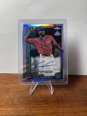 2025 Topps Pro Debut Chrome Kaelen Culpepper Refractor Autograph /199