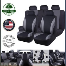 Comfortable Polyester Car Seat Covers With Reserved Openings For Safety Features