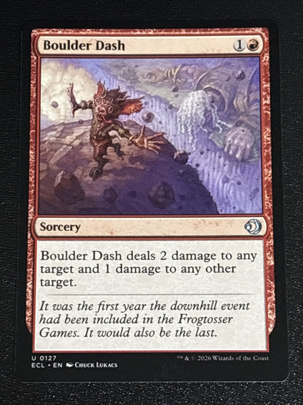 MTG Lorwyn Eclipsed Boulder Dash 0127 NM