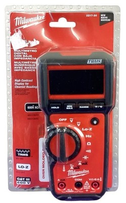 Milwaukee 2217-20 Digital Multimeter With Lo-Z NEW