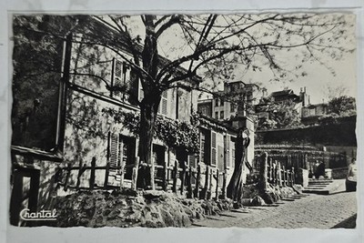 AK Paris Montmartre Le Lapin Agile et les Vignes de Montmartre Fotokarte