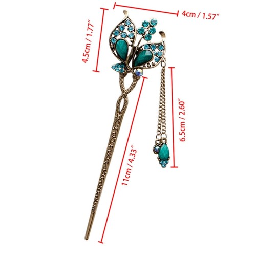 Various Fashion Women Elegant Bobby Pin Colorful Hairpin for Rhinestone Hair Sti - Picture 8 of 8