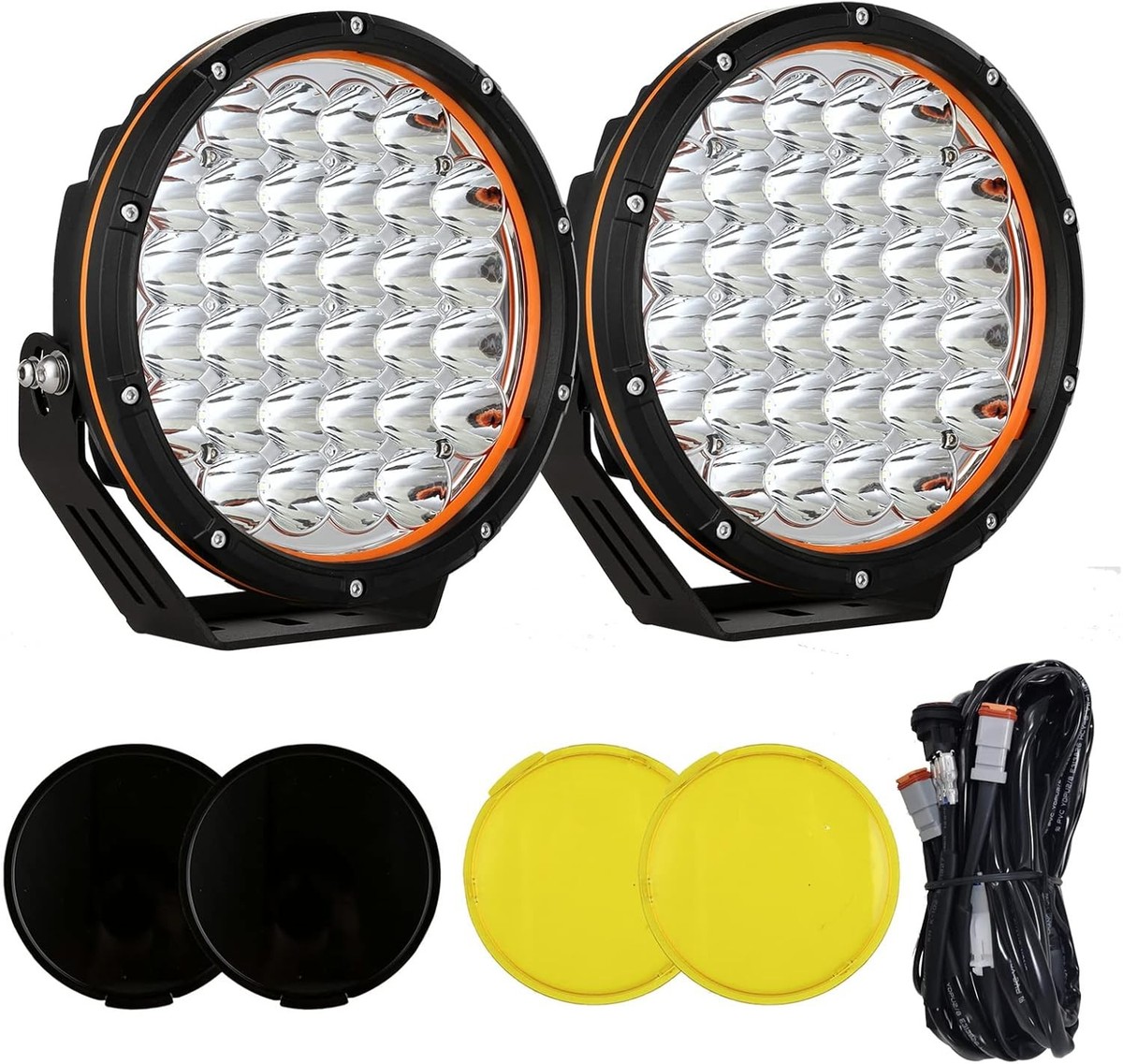 BIGLION.X 9 inch Round LED Offroad Lights - Super Bright