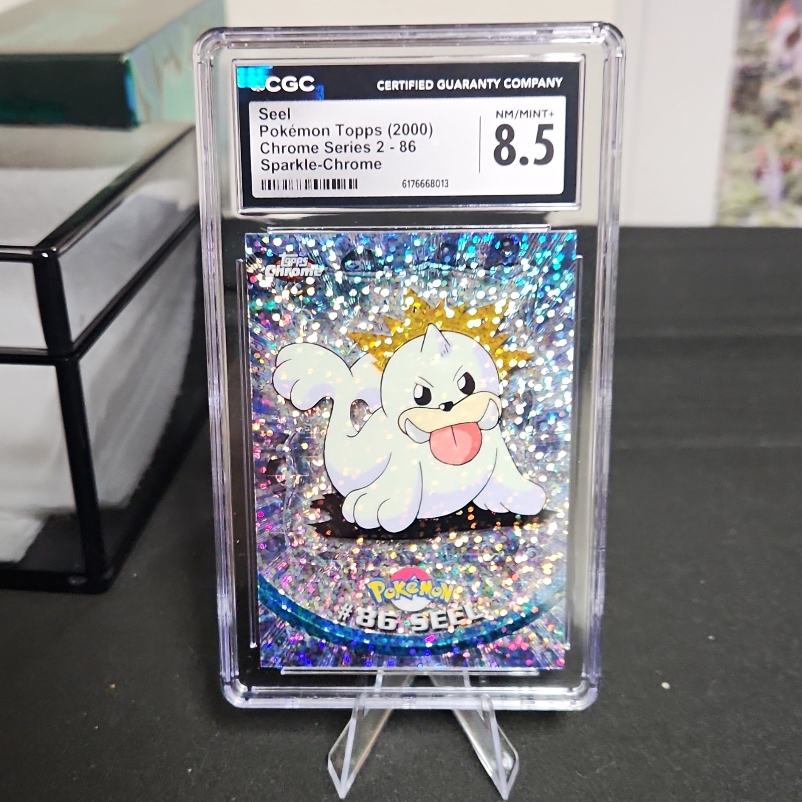 Topps Pokemon Seel #86 CGC 8.5 2000 Chrome Series 2 Sparkle-Chrome ENG