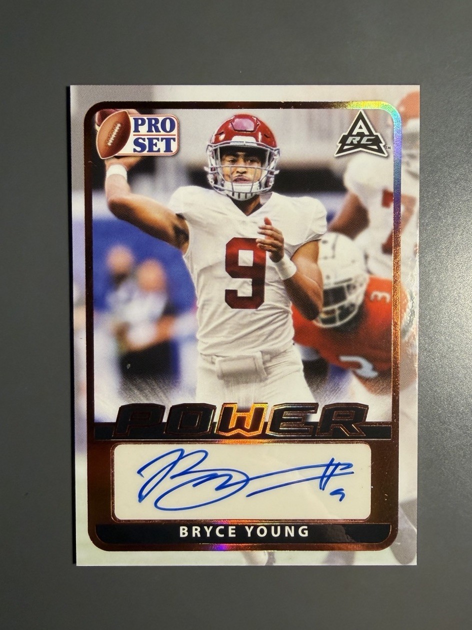 2021 Leaf Pro Set Power - Base Autographs Bryce Young #BA-BY1 (AU, RC)