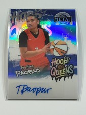 2025 Leaf Metal Women Of Sport Auto Hoop Queens Blue Prism - Te-Hina Paopao 2/2