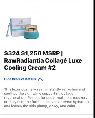 RawRadiantia Collagé Luxe Cooling Cream #2