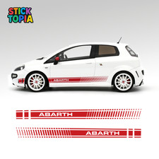 Kit Grafica Auto Adesivi Adesivi Strisce Laterali Vinile Strisce Laterali Stile Fiat Punto Evo Grande