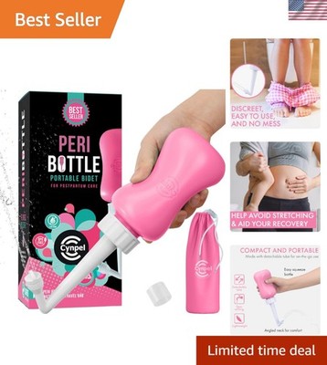 12 Oz Peri Bottle with Retractable Nozzle - Essential Postpartum Hygiene Care