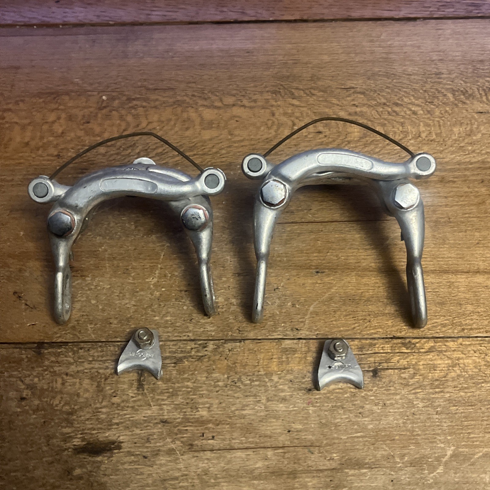 Vintage Dia Compe Center Pull Brake Calipers + Hangers Japan