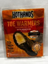 HotHands Toe Warmers with Adhesive 1 Pair Brand New Sealed Super Fast Shipping