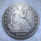 1844 50c Seated Liberty Half Dollar- VG/F - Nice Coin!!