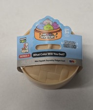 Mini crazy Fun Squishy Mystery Series 1 Silver Holographic Glitter Dumpling 