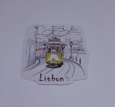 Lisbon Tram 28 Trolley Sticker City Travel Art Decal Vinyl Country Souvenir Tc9